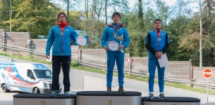 Обладатели Кубка России 2015: Роман Репилов, Екатерина Батурина, Александр Денисьев и Владислав Антонов, команда Пермского края