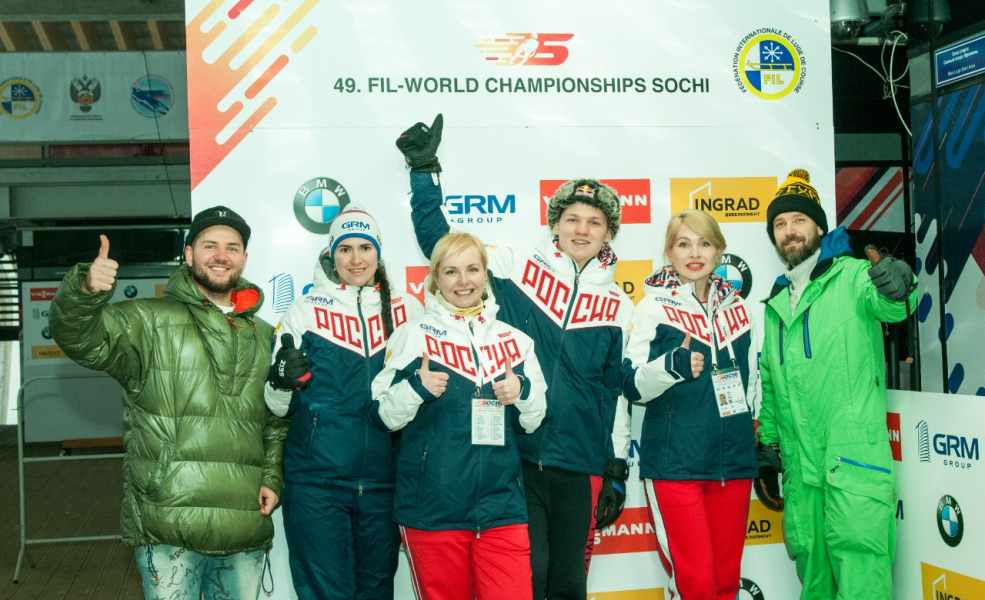 Хэдлайнер чемпионата мира по санному спорту UMA2RMAN на санной трассе в Сочи