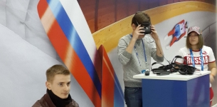 Санный спорт на выставке Дома болельщиков в Сочи