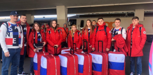 Молодежная сборная прибыла в Швейцарию на Юношескую Олимпиаду